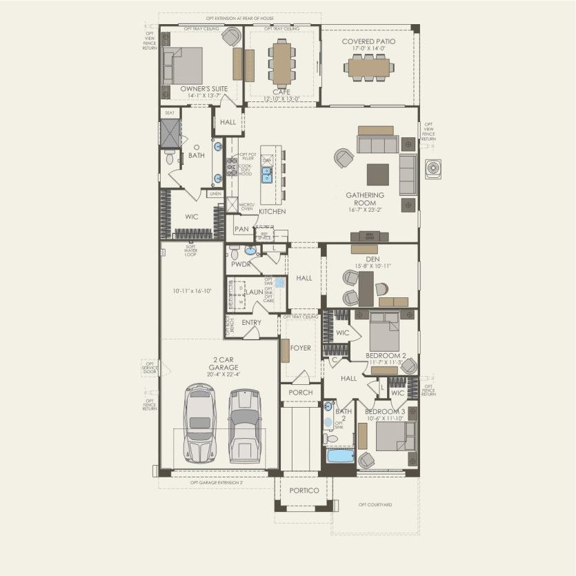 First Floor 3 br / 2.5 ba
