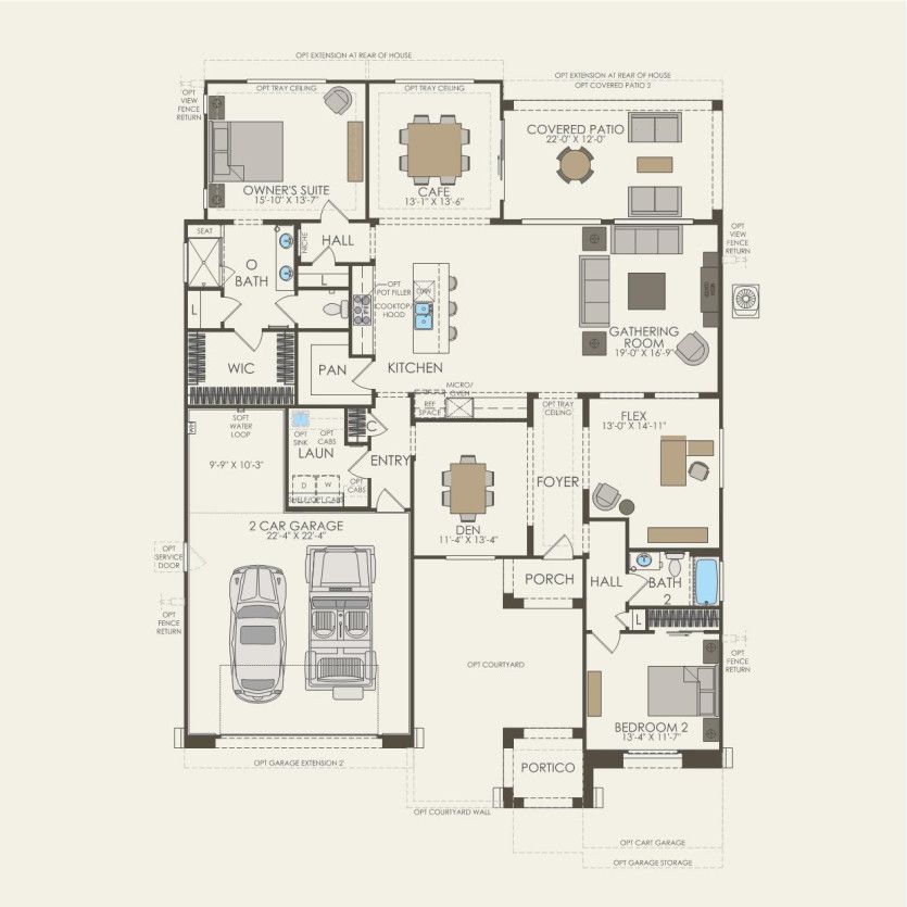 First Floor 2 br / 2 ba