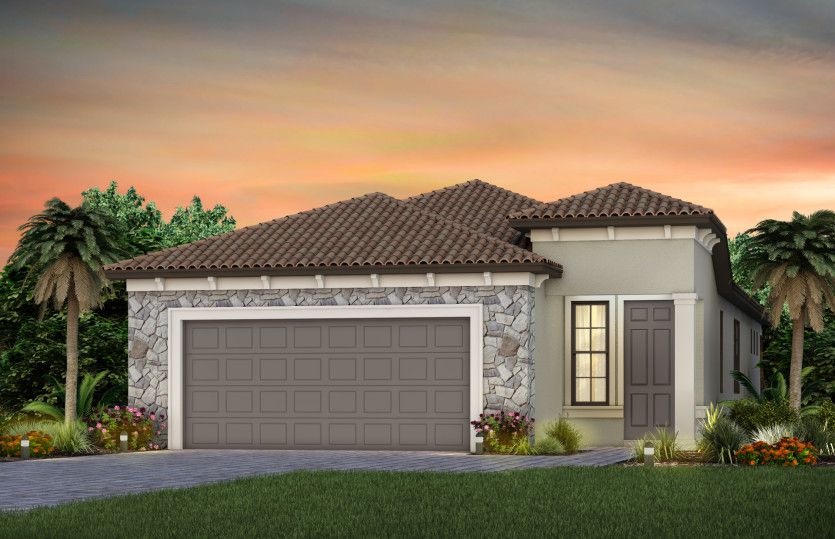 Exterior FM3 with optional stone detail