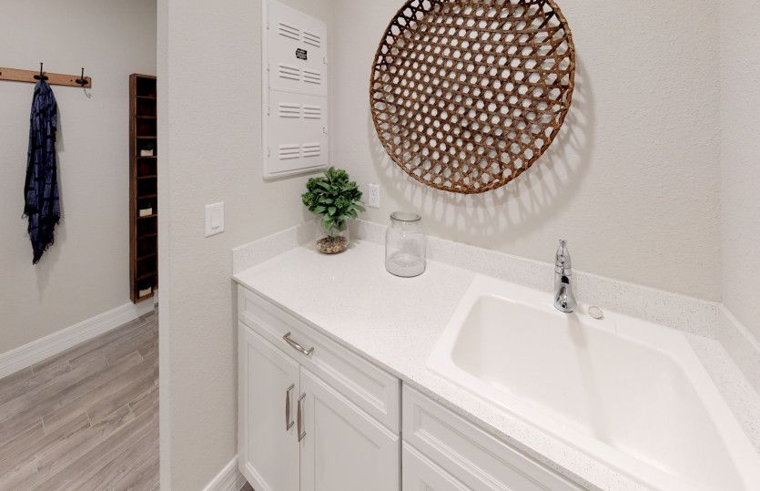 Laundry room with optional sink