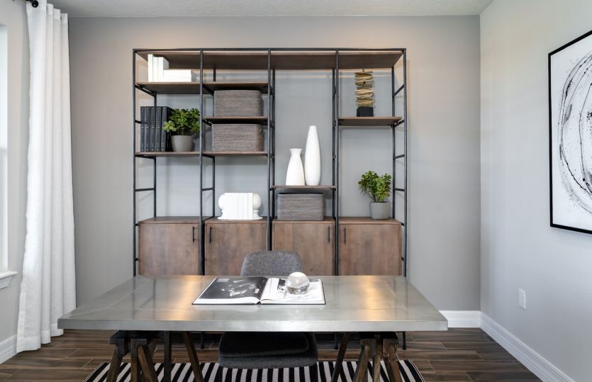 Flex room or optional den with french doors