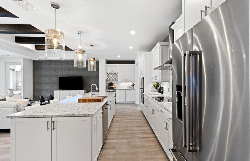 Kitchen with ample storage