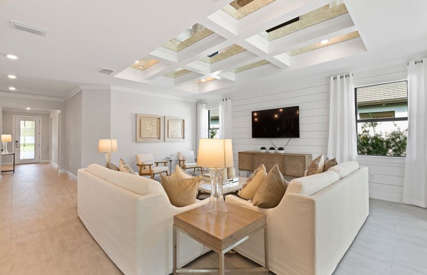 Gathering room featuring tons of natural light