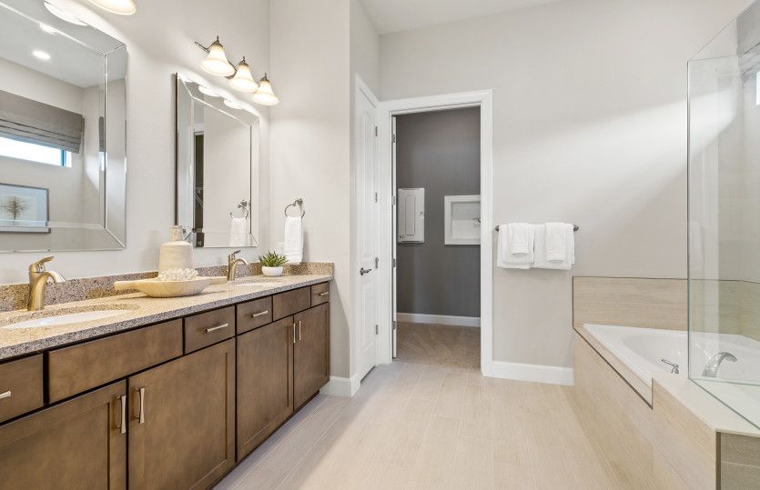 Dual sink vanity