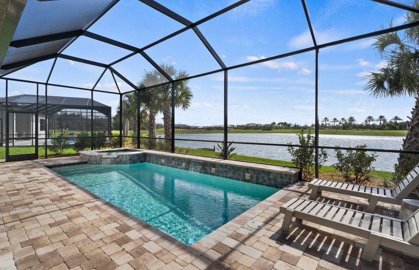 Screened-in pool