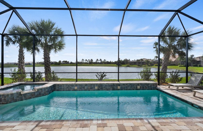 Screened-in pool