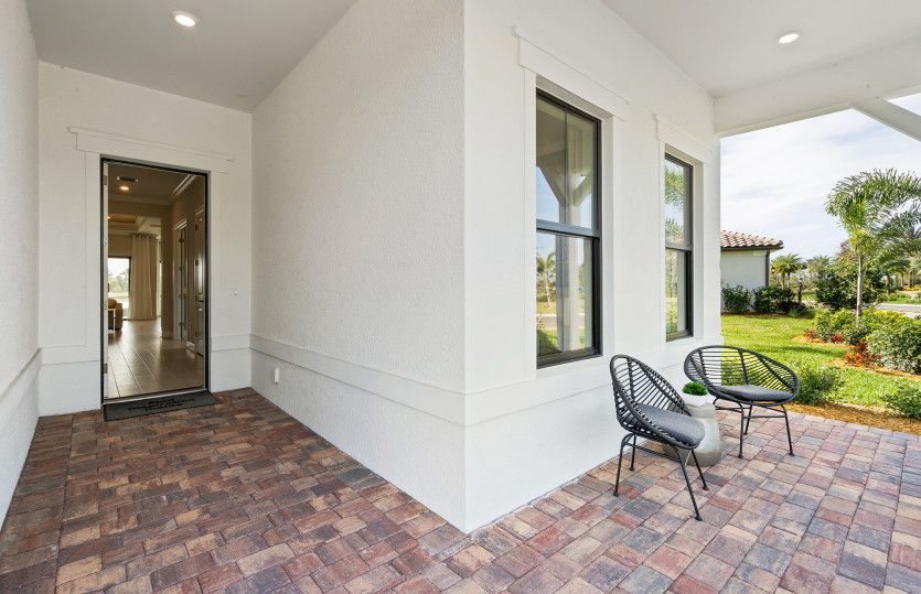 Welcoming front porch