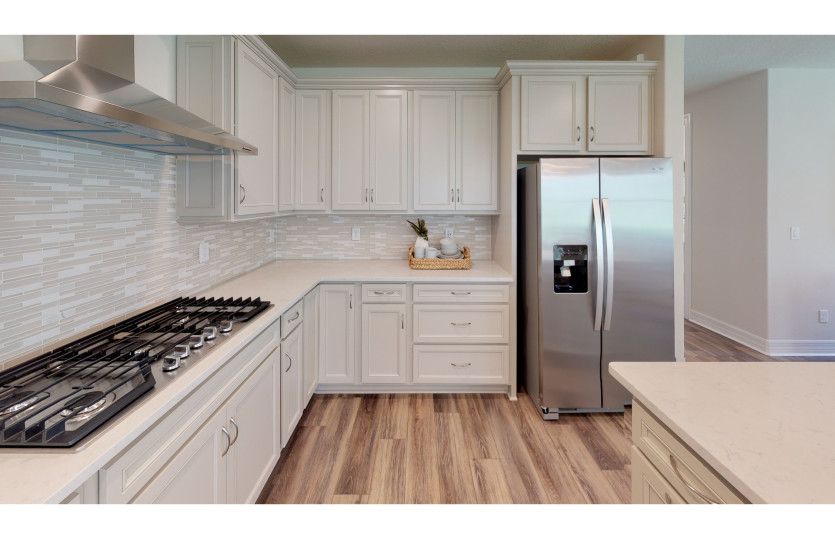 Plenty of Kitchen counter space for meal prep