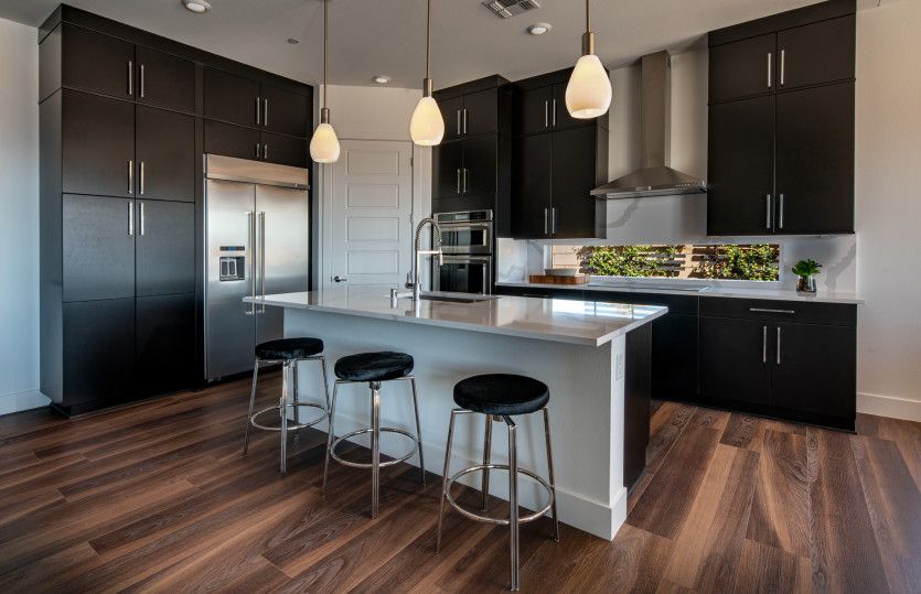 Kitchen with Dining Island