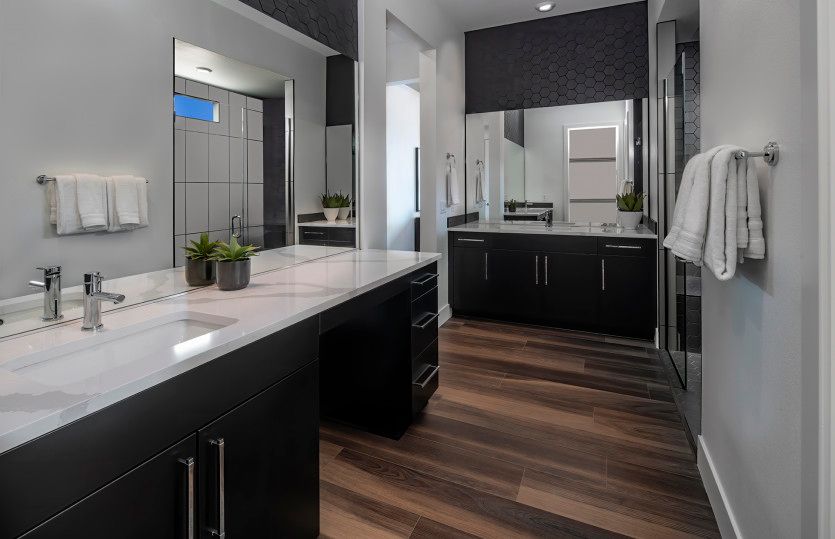 Owner's Bath with Abundant Counter Space