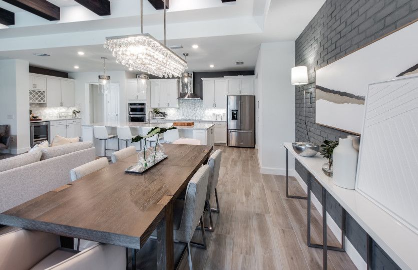 Great space for hosting parties, a great new home feature