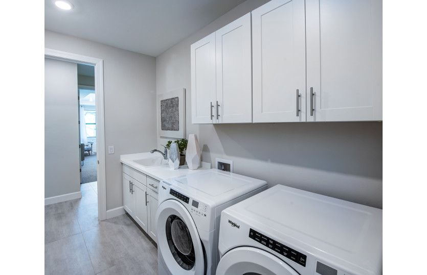 Optional cabinets for additional storage