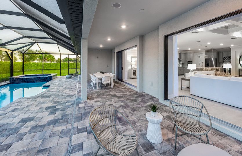 Live the ideal indoor/outdoor Florida lifestyle with this new home layout