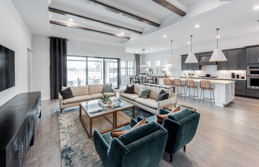 Open concept layout