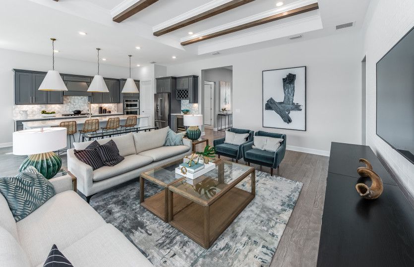 Kitchen that overlooks the gathering room