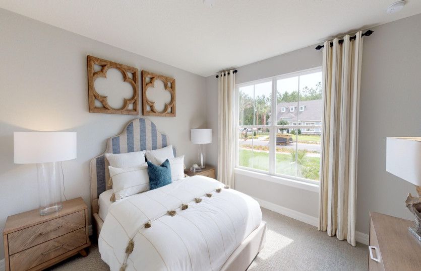Bright secondary bedroom for Guests - Model Representation