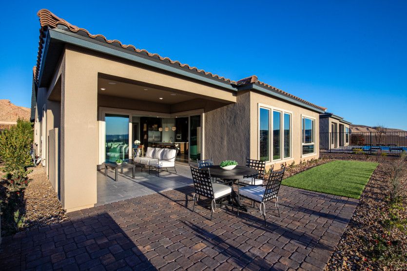 Backyard with Covered Patio