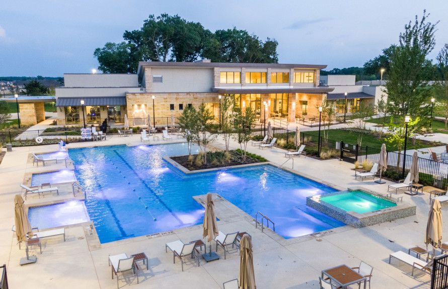 Beautiful amenity center pool