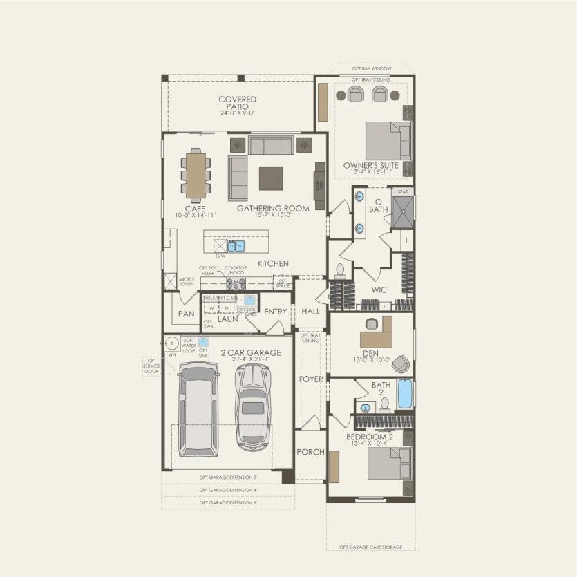 First Floor 2 br / 2 ba