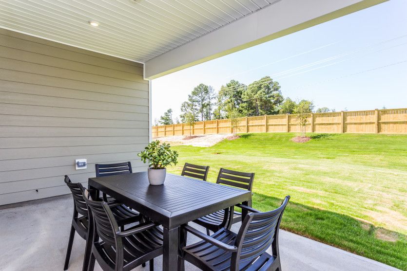 Covered patio for entertaining