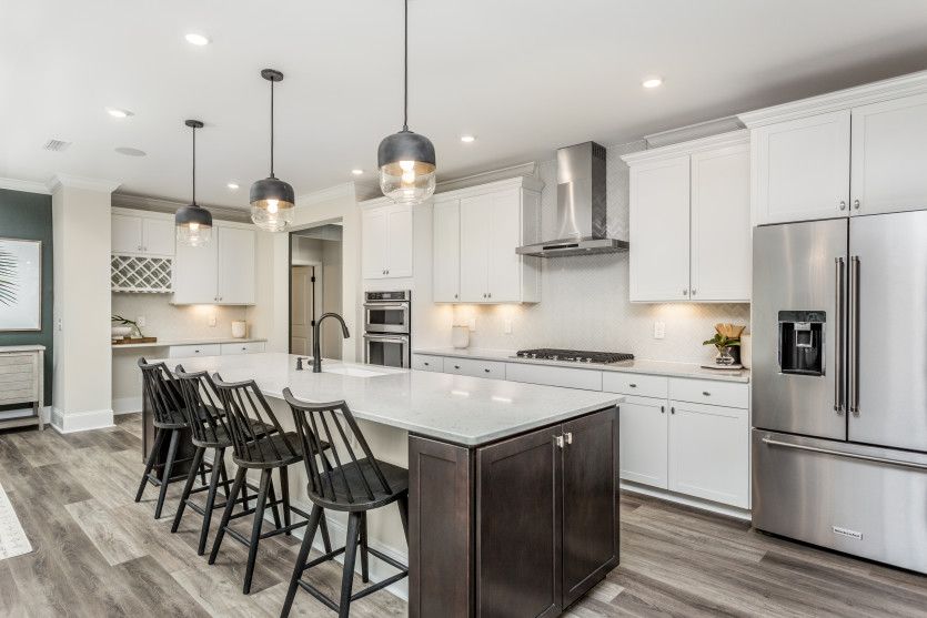 Beautiful Open Kitchen with Island