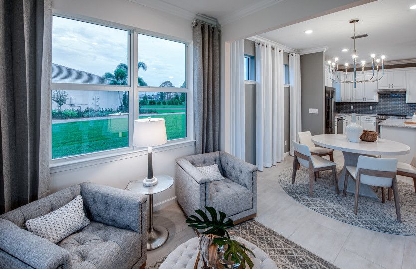 Open living areas