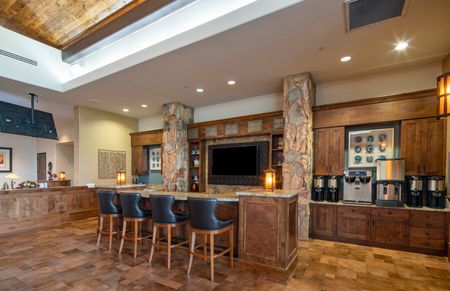 Kitchen with Coffee Bar