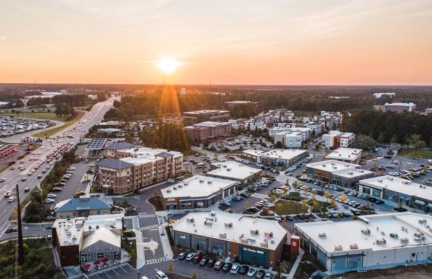Nexton Square at Twilight