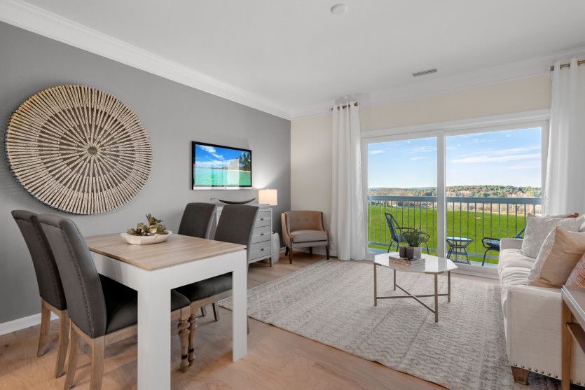 Brightly Lit Living Room