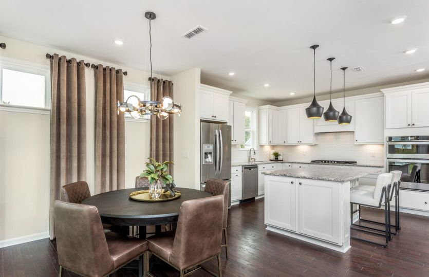 Kitchen Open to Casual Dining