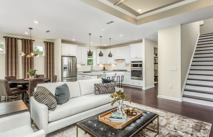 Gathering Room with Opt. Stairs to Loft