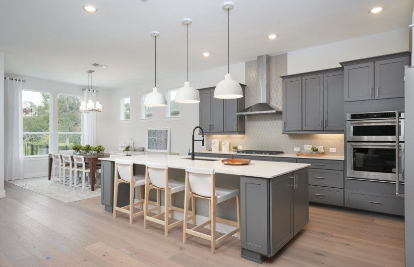 Spacious Kitchen Open to Dining