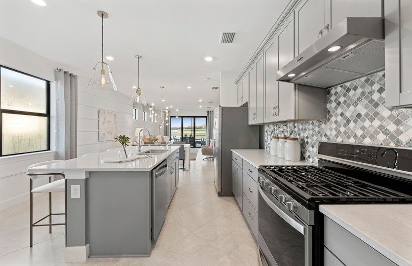 New home with a spacious kitchen perfect for entertaining