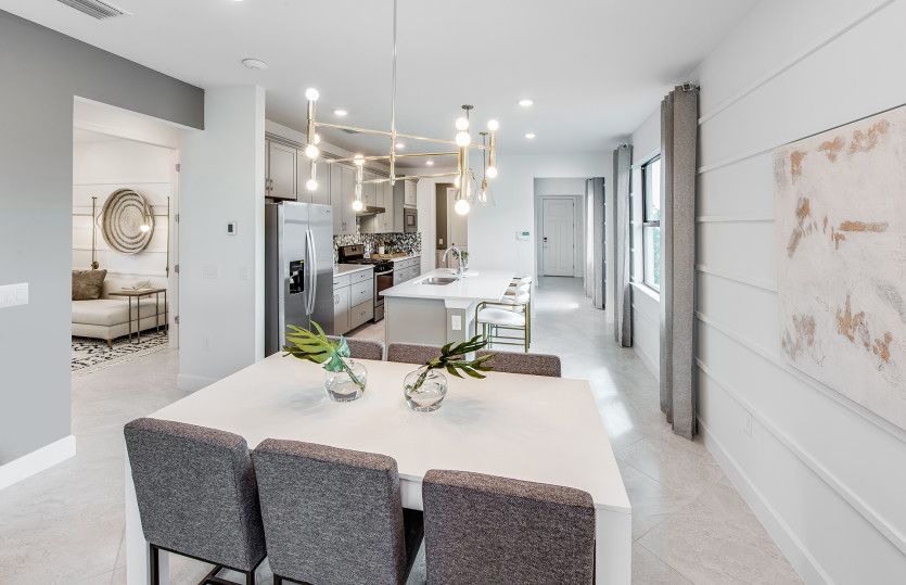 Connected dining area