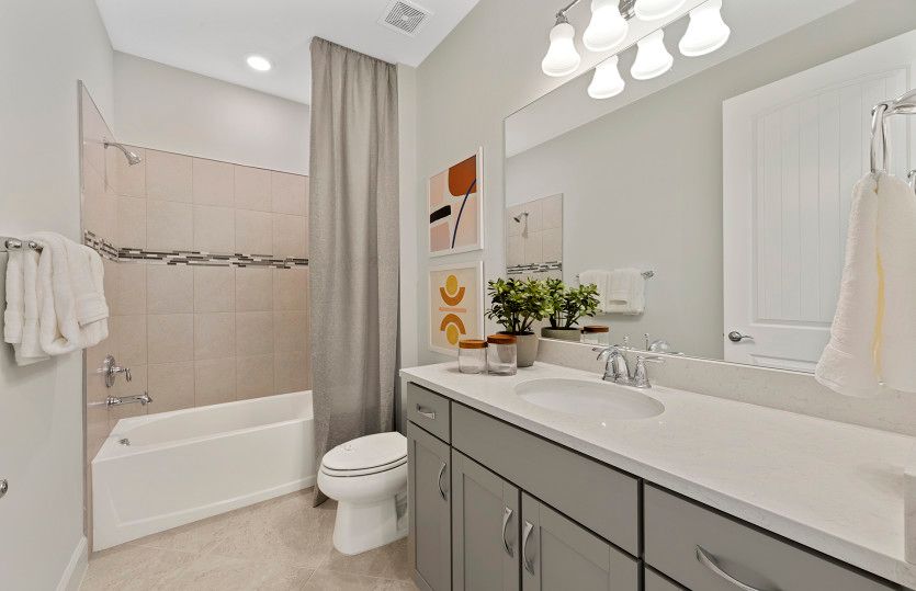 Secondary bathroom