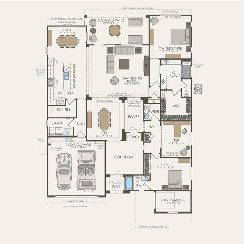 First Floor 2 br / 2.5 ba