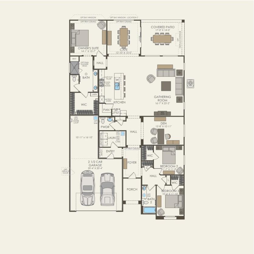 First Floor 3 br / 2.5 ba