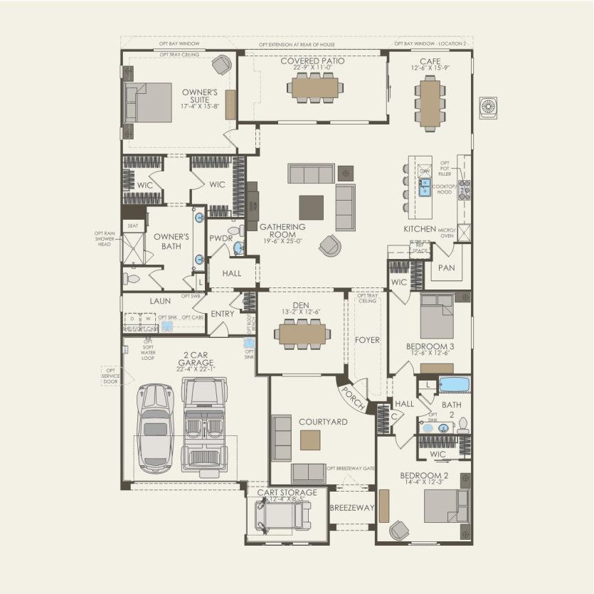 First Floor 3 br / 2 ba