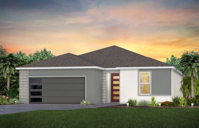 Exterior MD1 with Stone