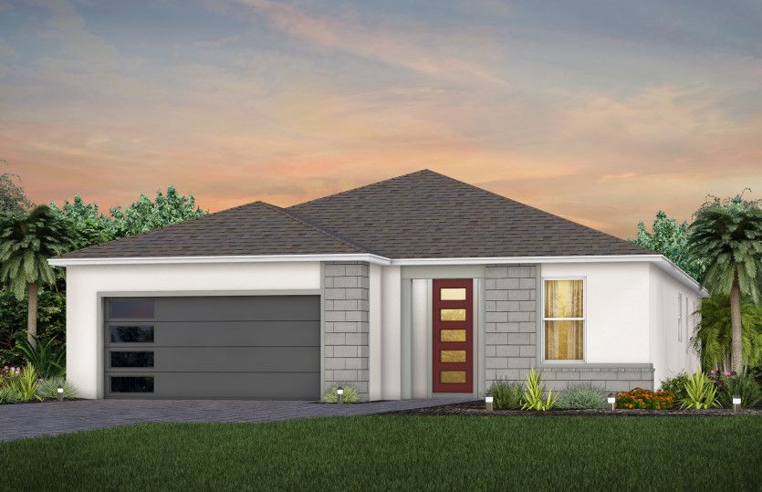 Exterior MD1 with Stone