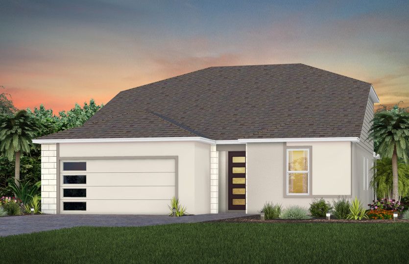 Exterior MD1 with Stone