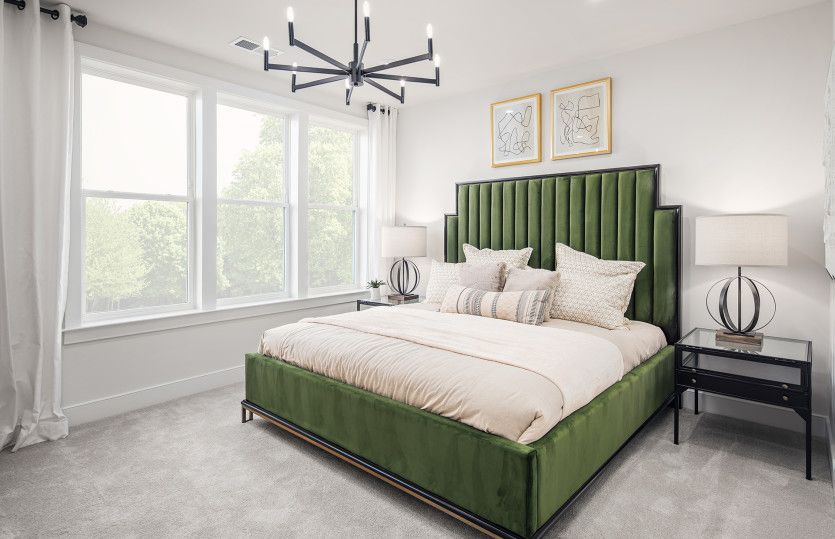 Owner's Suite with a Walk-in Closet and Private Bath - Model Representation