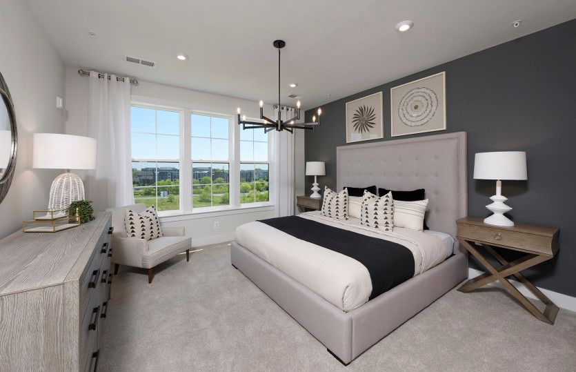 Owner's Suite with a Private Bathroom and Walk-in Closet - Model Representation