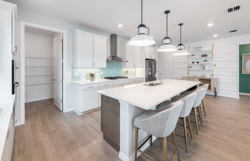 Kitchen and spacious pantry
