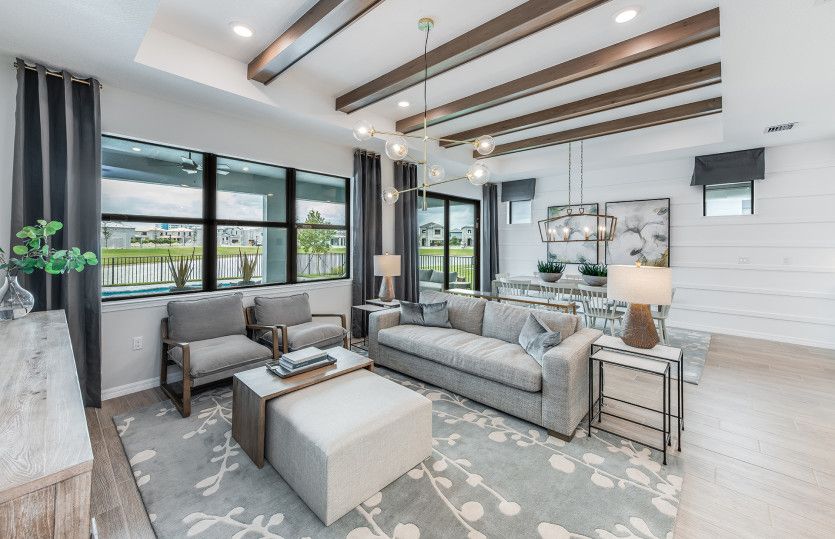 Connected gathering room and café