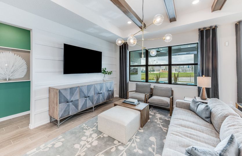 Spacious gathering room