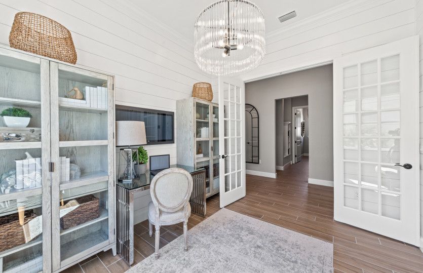 Optional den with french doors *as shown