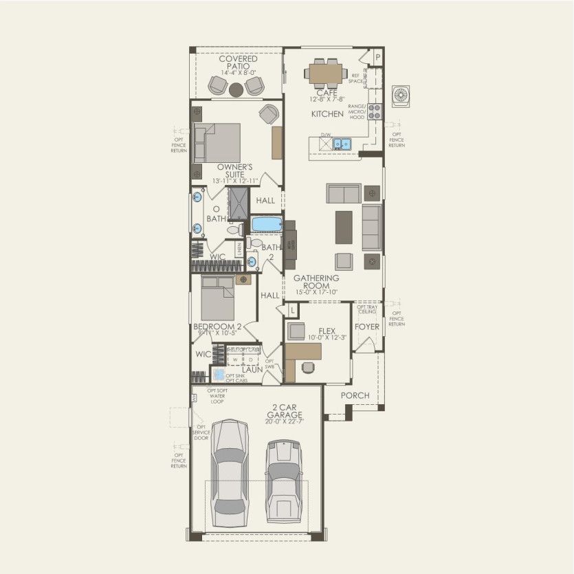 First Floor 2 br / 2 ba