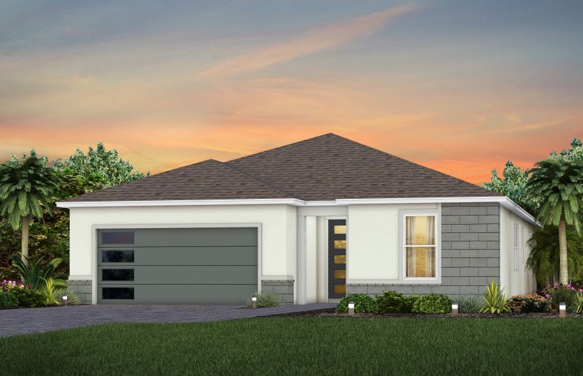 Exterior MD1 with Stone