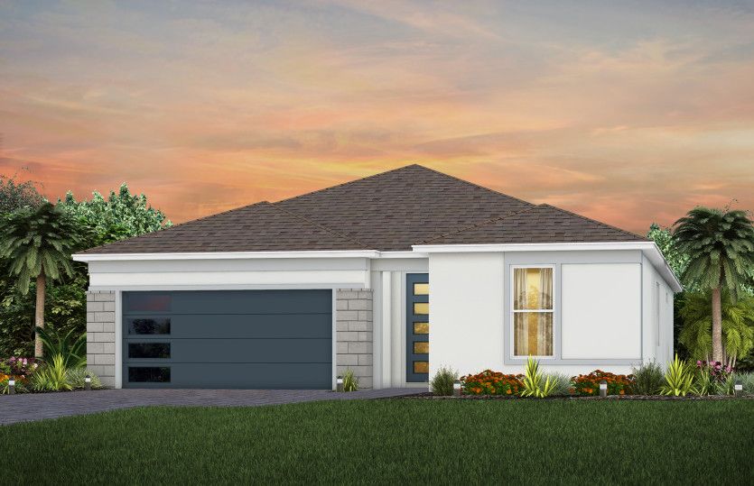 Exterior MD1 with Stone